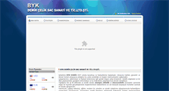 Desktop Screenshot of bykdemir.com