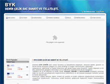 Tablet Screenshot of bykdemir.com